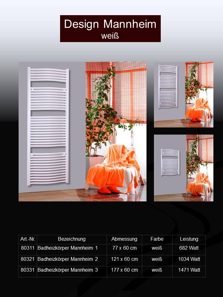 Szagato BADHEIZKÖRPER Design Mannheim 2 121x60cm 1034 Watt weiß SZAGATO Handtuchheizkörper mit Seitenanschluss Handtuchwärmer mit Seitenanschluss Kostenlose Rückgabe