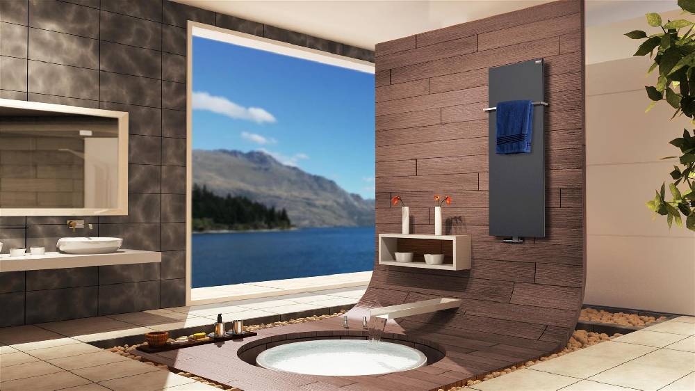 Szagato BADHEIZKÖRPER Design Mirror Steel 2 120x47cm 799 Watt anthrazit (+1 Halter 15mm) SZAGATO Handtuchheizkörper mit Mittelanschluss Handtuchwärmer Discount Store für neue Produkte