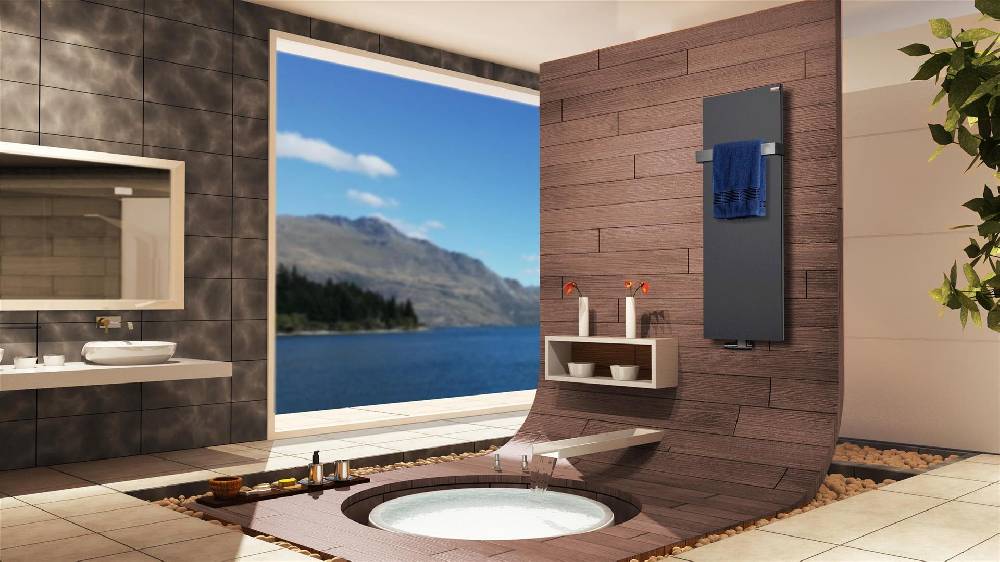 Szagato BADHEIZKÖRPER Design Mirror Steel 2 120x47cm 799 Watt anthrazit (+1 Halter 50mm) SZAGATO Designheizkörper Handtuchheizkörper mit Mittelanschluss Nur noch ein Tag übrig