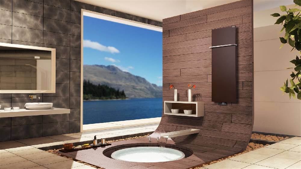 Szagato BADHEIZKÖRPER Design Mirror Steel 2 120x47cm 799 Watt braun (+1 Halter 15mm) SZAGATO Handtuchheizkörper mit Mittelanschluss Handtuchwärmer Riesige Rabatte