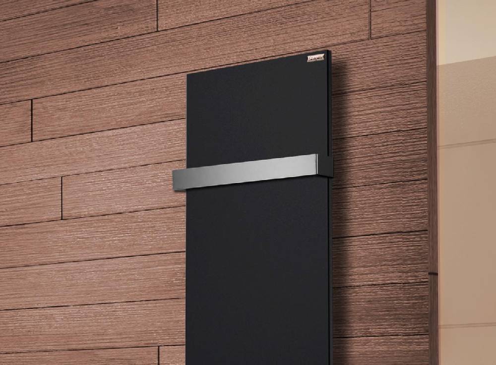 Szagato BADHEIZKÖRPER Design Mirror Steel 2 120x47cm 799 Watt schwarz (+1 Halter 50mm) SZAGATO Designheizkörper Handtuchheizkörper mit Mittelanschluss Black Friday Preise