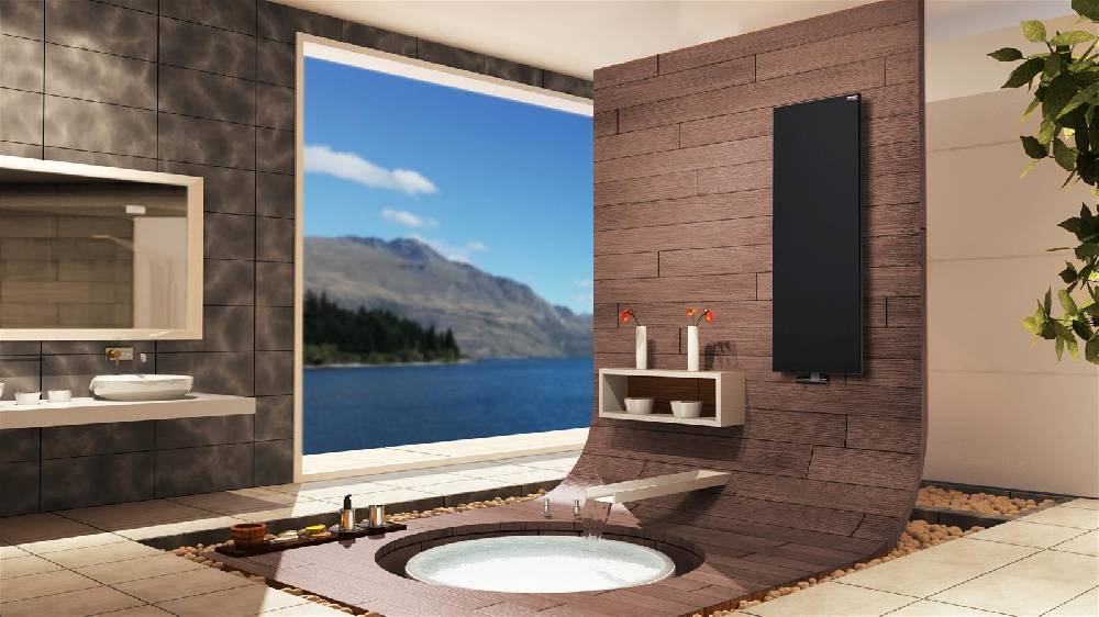 Szagato BADHEIZKÖRPER Design Mirror Steel 2 120x47cm 799 Watt schwarz SZAGATO Designheizkörper Handtuchheizkörper mit Mittelanschluss Handtuchwärmer Im Verkauf