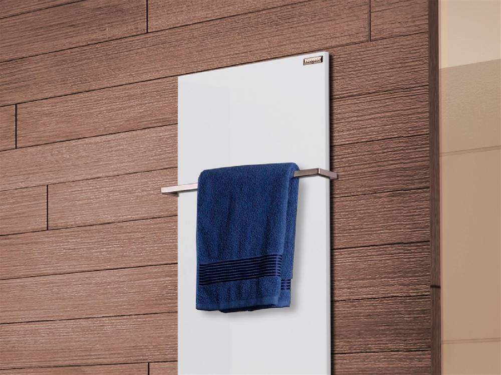 Szagato BADHEIZKÖRPER Design Mirror Steel 2 120x47cm 799 Watt weiß +1 Halter 15mm SZAGATO Designheizkörper Handtuchheizkörper Mittelanschluss Handtuchwärmer zollfrei
