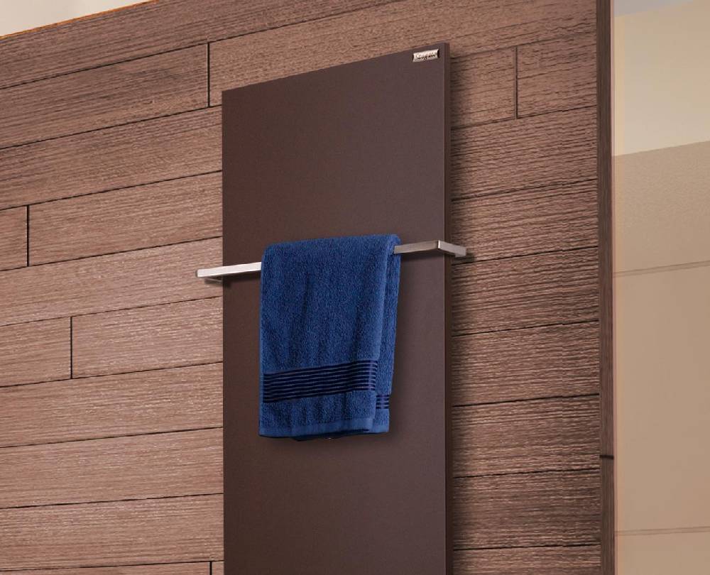 Szagato BADHEIZKÖRPER Design Mirror Steel 3 180x47cm 1118 Watt braun (+1 Halter 15mm) SZAGATO Designheizkörper Handtuchheizkörper mit Mittelanschluss Fabrikverkauf