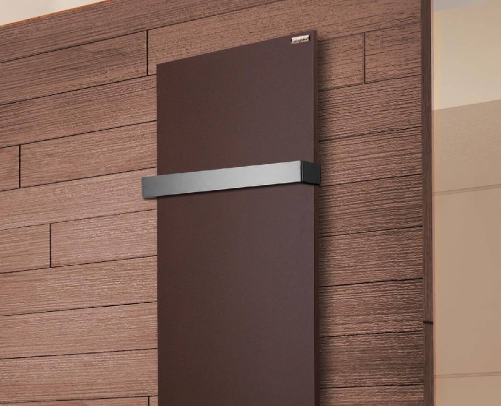 Szagato BADHEIZKÖRPER Design Mirror Steel 3 180x47cm 1118 Watt braun (+1 Halter 50mm) SZAGATO Designheizkörper Handtuchheizkörper mit Mittelanschluss Meist gekauft