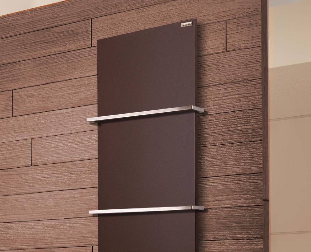 Szagato BADHEIZKÖRPER Design Mirror Steel 3 180x47cm 1118 Watt braun (+2 Halter 15mm) SZAGATO Designheizkörper Handtuchheizkörper mit Mittelanschluss Blitzverkäufe