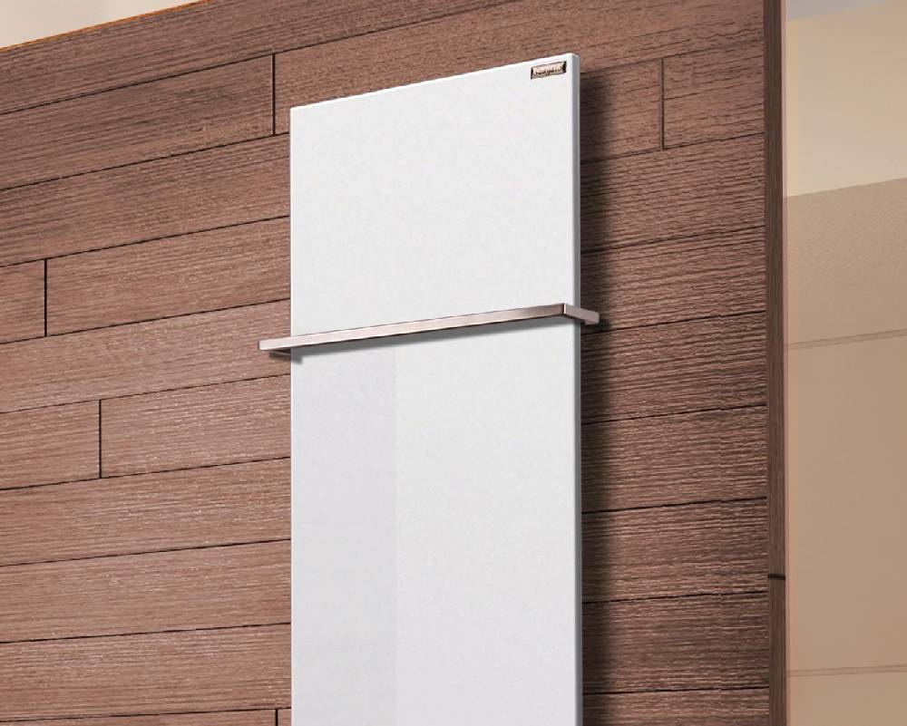 Szagato BADHEIZKÖRPER Design Mirror Steel 3 180x47cm 1118 Watt weiß (+1 Halter 15mm) SZAGATO Designheizkörper Handtuchheizkörper mit Mittelanschluss Exklusivangebot