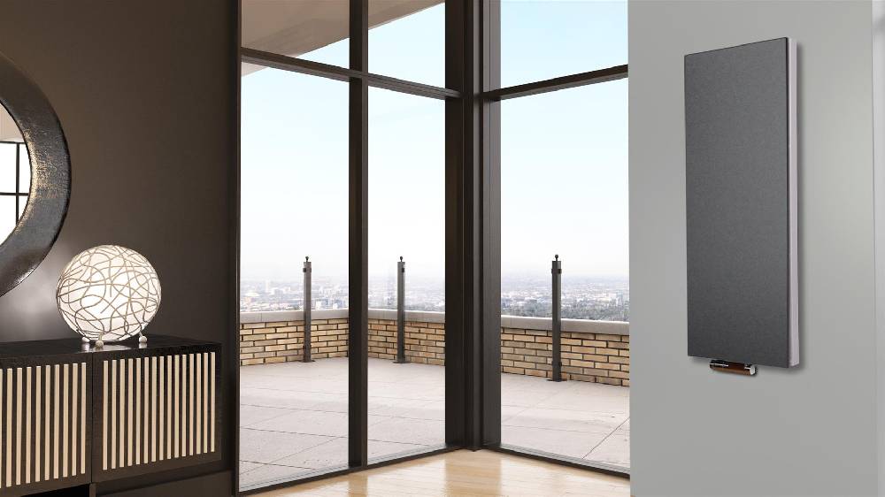 Szagato BADHEIZKÖRPER Design Mirror Steel 5 120x47cm 1458 Watt anthrazit moonstone SZAGATO Designheizkörper Handtuchheizkörper Mittelanschluss Handtuchwärmer Valentinstagsangebot