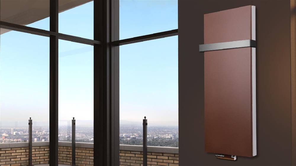 Szagato BADHEIZKÖRPER Design Mirror Steel 5 120x47cm 1458 Watt braun (+1 Halter 50mm) SZAGATO Designheizkörper Handtuchheizkörper mit Mittelanschluss Heißer Verkauf
