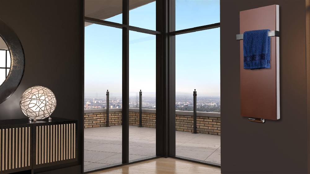 Szagato BADHEIZKÖRPER Design Mirror Steel 5 120x47cm 1458 Watt braun (+1 Halter 50mm) SZAGATO Designheizkörper Handtuchheizkörper mit Mittelanschluss Heißer Verkauf