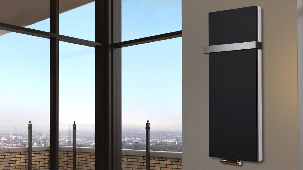 Szagato BADHEIZKÖRPER Design Mirror Steel 5 120x47cm 1458 Watt schwarz (+1 Halter 50mm) SZAGATO Designheizkörper Handtuchheizkörper mit Mittelanschluss Blitzangebot