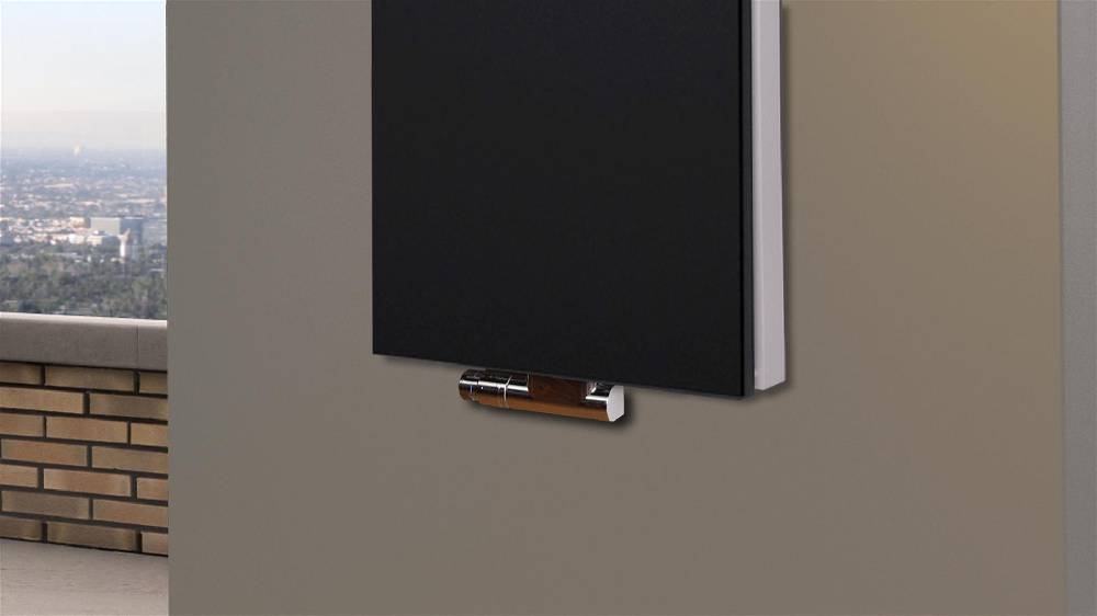 Szagato BADHEIZKÖRPER Design Mirror Steel 5 120x47cm 1458 Watt schwarz (+1 Halter 50mm) SZAGATO Designheizkörper Handtuchheizkörper mit Mittelanschluss Blitzangebot