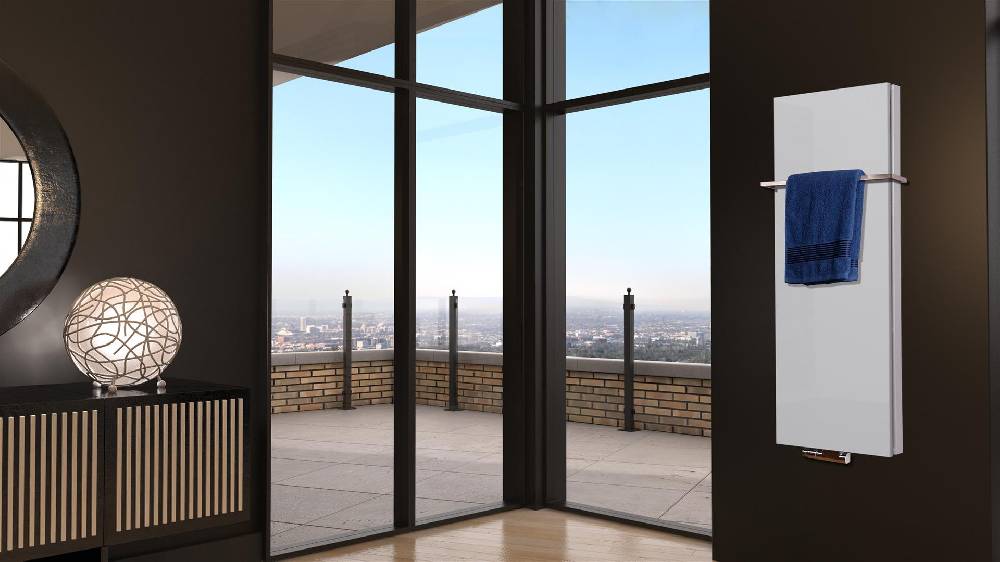 Szagato BADHEIZKÖRPER Design Mirror Steel 5 120x47cm 1458 Watt weiß +1 Halter 15mm SZAGATO Designheizkörper Handtuchheizkörper Mittelanschluss Handtuchwärmer Neuheiten
