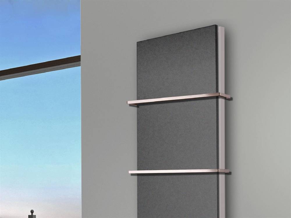 Szagato BADHEIZKÖRPER Design Mirror Steel 6 180x47cm 1964 Watt anthrazit - moonstone (+2 Halter 15mm) SZAGATO Designheizkörper Mittelanschluss Handtuchwärmer Tägliche Deals