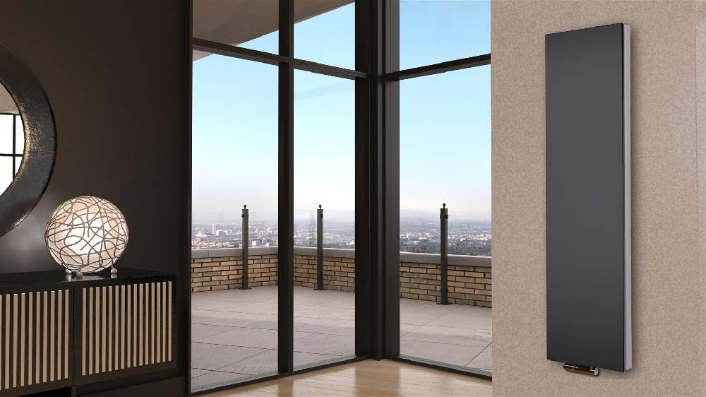 Szagato BADHEIZKÖRPER Design Mirror Steel 6 180x47cm 1964 Watt anthrazit SZAGATO Designheizkörper Handtuchheizkörper mit Mittelanschluss Handtuchwärmer