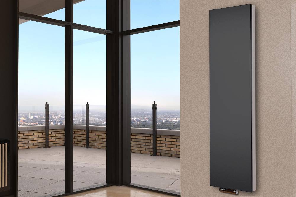 Szagato BADHEIZKÖRPER Design Mirror Steel 6 180x47cm 1964 Watt anthrazit SZAGATO Designheizkörper Handtuchheizkörper mit Mittelanschluss Handtuchwärmer Kostenlose Rückgabe