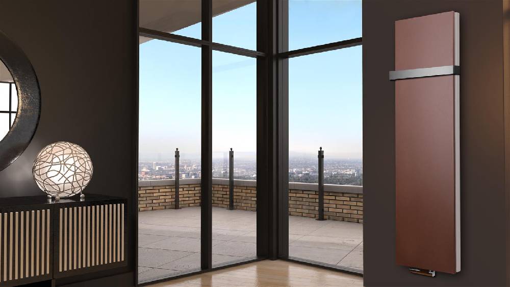 Szagato BADHEIZKÖRPER Design Mirror Steel 6 180x47cm 1964Watt braun +1 Halter 50mm SZAGATO Designheizkörper Handtuchheizkörper Mittelanschluss Handtuchwärmer Vierteljährliche Förderung