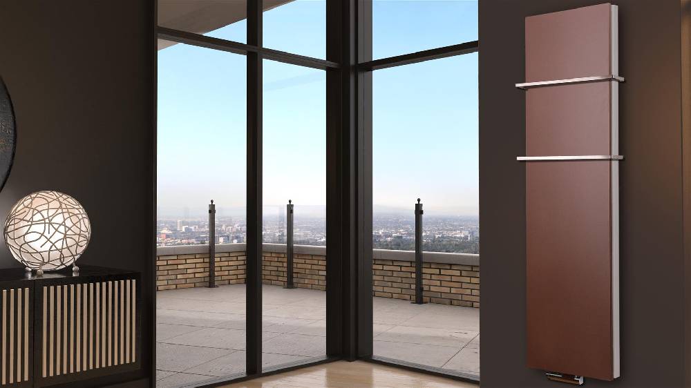 Szagato BADHEIZKÖRPER Design Mirror Steel 6 180x47cm 1964Watt braun +2 Halter 15mm SZAGATO Designheizkörper Handtuchheizkörper Mittelanschluss Handtuchwärmer Bis zu 55% Rabatt