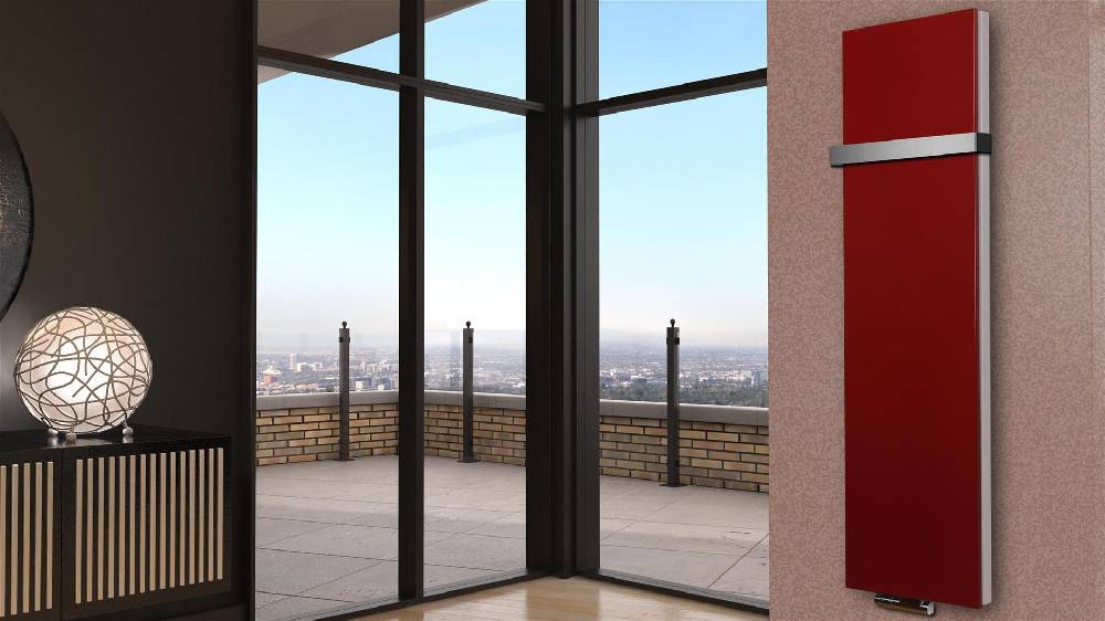 Szagato BADHEIZKÖRPER Design Mirror Steel 6 180x47cm 1964Watt rot (+1 Halter 50mm) SZAGATO Designheizkörper Handtuchheizkörper Mittelanschluss Handtuchwärmer Super Rabatt