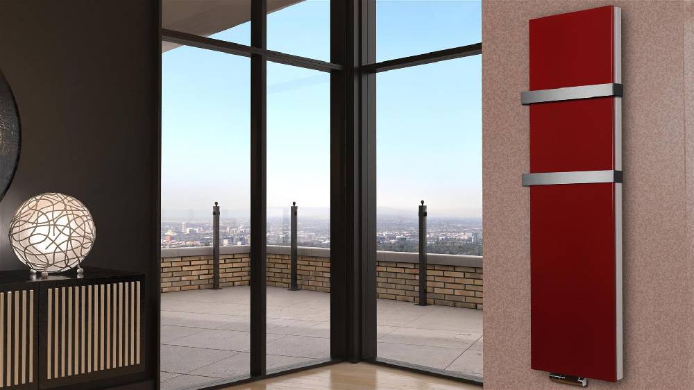 Szagato BADHEIZKÖRPER Design Mirror Steel 6 180x47cm 1964Watt rot (+2 Halter 50mm) SZAGATO Designheizkörper Handtuchheizkörper Mittelanschluss Handtuchwärmer 50% Rabatt mit kostenlosem Versand