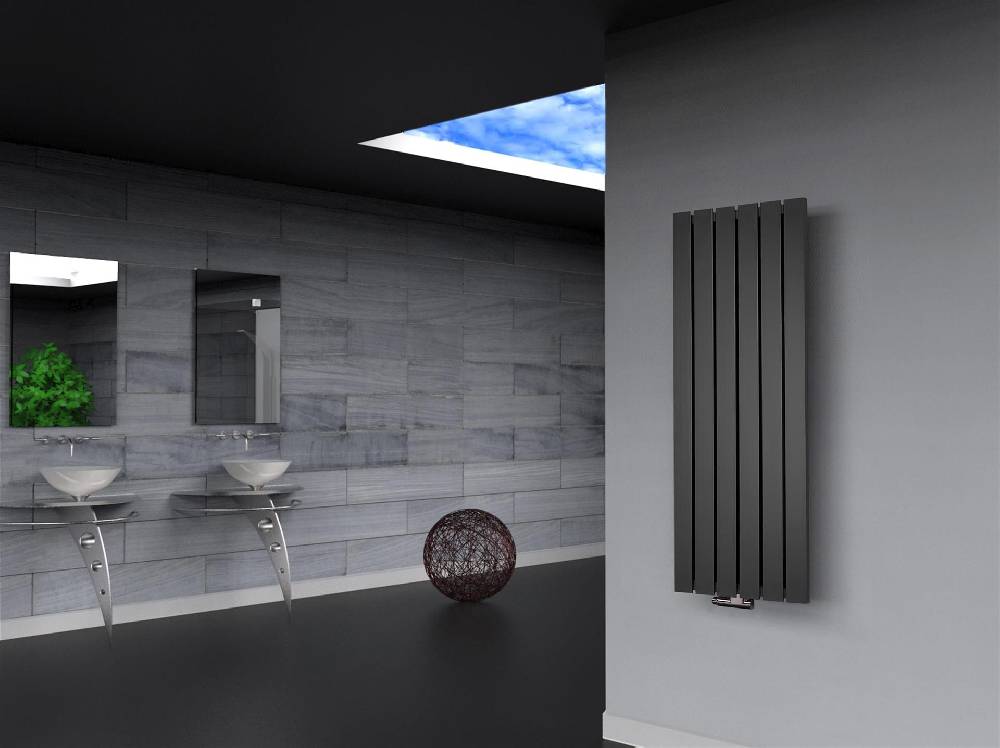 Szagato BADHEIZKÖRPER Design Peking 2 120x47cm 799 Watt anthrazit moonstone SZAGATO Design Handtuchheizkörper Mittelanschluss Handtuchwärmer Mittelanschluss Lagerräumung