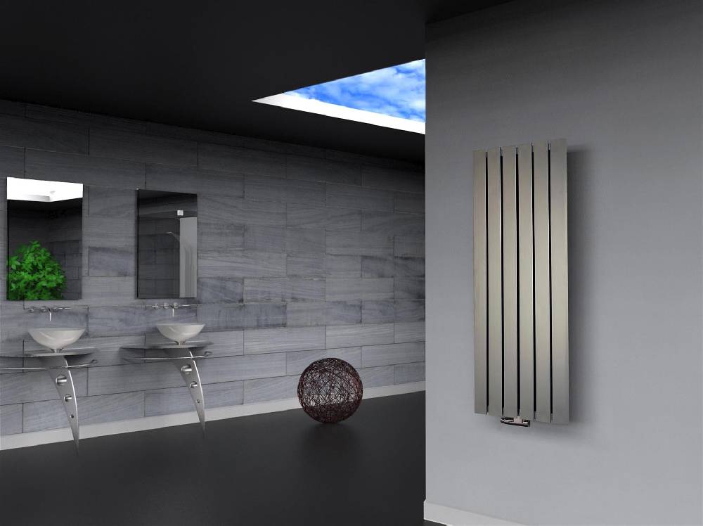 Szagato BADHEIZKÖRPER Design Peking 2 120x47cm 799 Watt Edelstahloptik SZAGATO Heizkörper Handtuchheizkörper Mittelanschluss Handtuchwärmer Mittelanschluss Neueste Mode