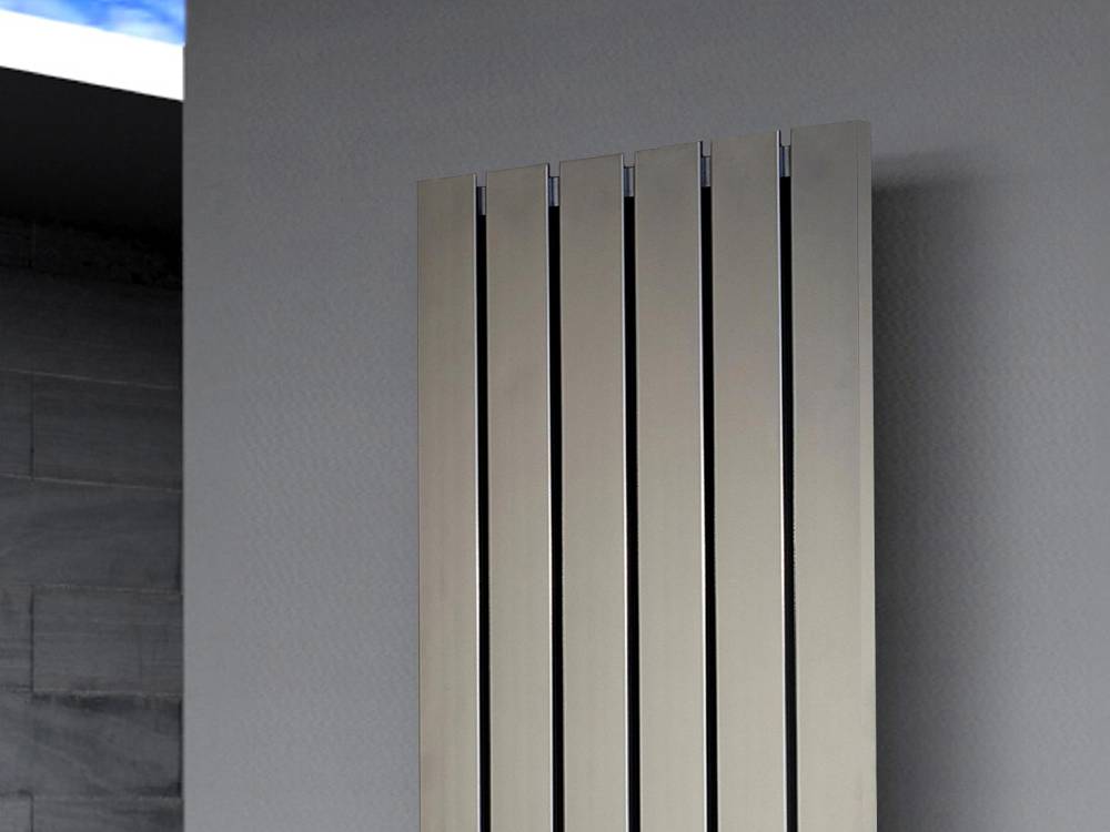 Szagato BADHEIZKÖRPER Design Peking 2 120x47cm 799 Watt Edelstahloptik SZAGATO Heizkörper Handtuchheizkörper Mittelanschluss Handtuchwärmer Mittelanschluss Neueste Mode