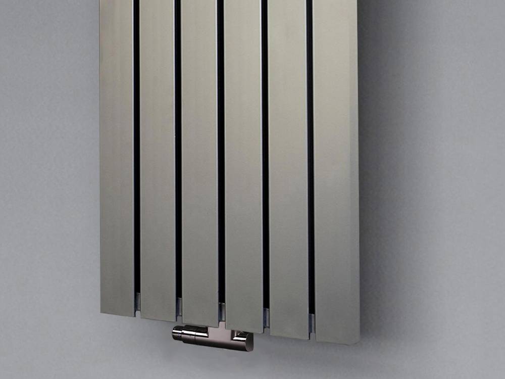 Szagato BADHEIZKÖRPER Design Peking 2 120x47cm 799 Watt Edelstahloptik SZAGATO Heizkörper Handtuchheizkörper Mittelanschluss Handtuchwärmer Mittelanschluss Neueste Mode