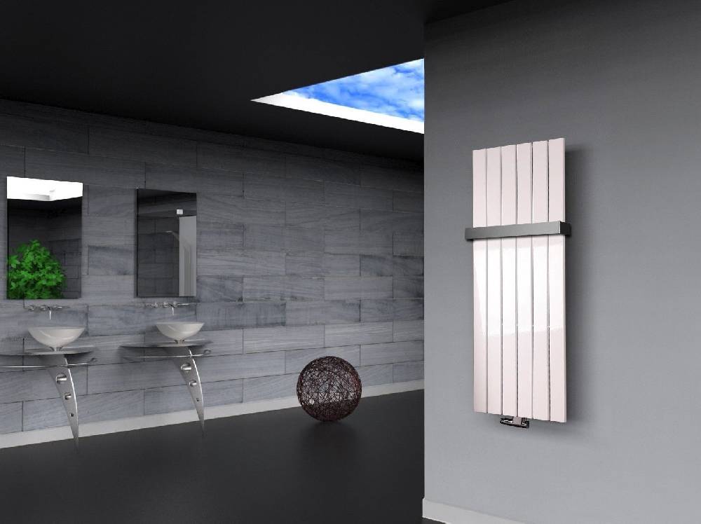 Szagato BADHEIZKÖRPER Design Peking 2 120x47cm 799 Watt weiß (+1 Halter 50mm) SZAGATO Paneelheizkörper Handtuchheizkörper mit Mittelanschluss Handtuchwärmer Zeitlich begrenztes Angebot