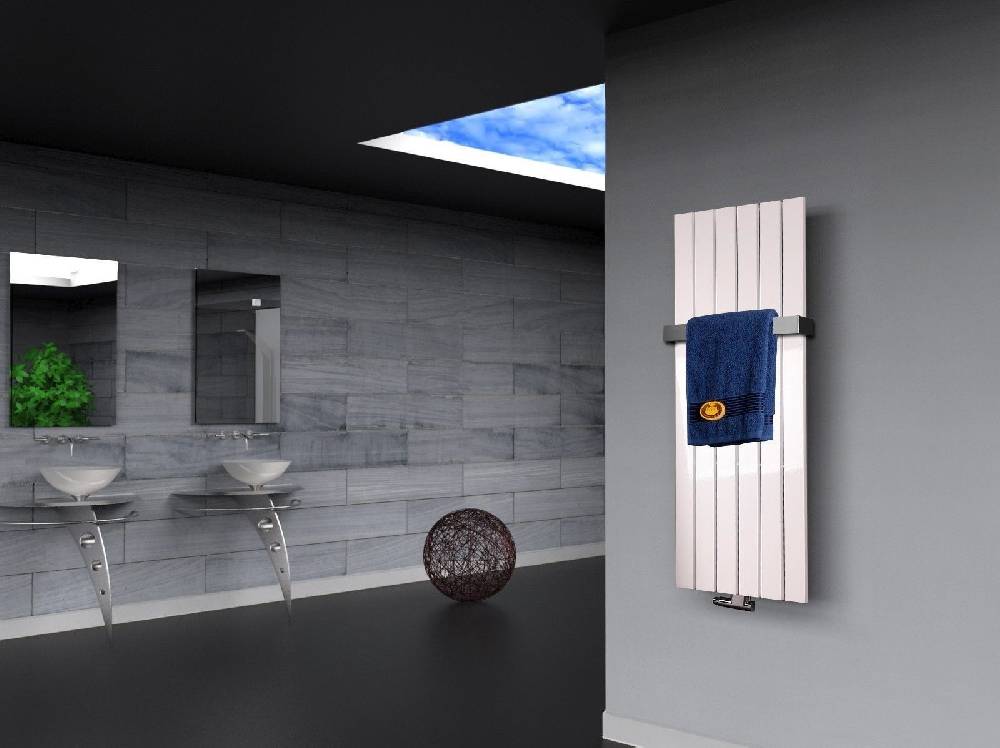 Szagato BADHEIZKÖRPER Design Peking 2 120x47cm 799 Watt weiß (+1 Halter 50mm) SZAGATO Paneelheizkörper Handtuchheizkörper mit Mittelanschluss Handtuchwärmer Zeitlich begrenztes Angebot