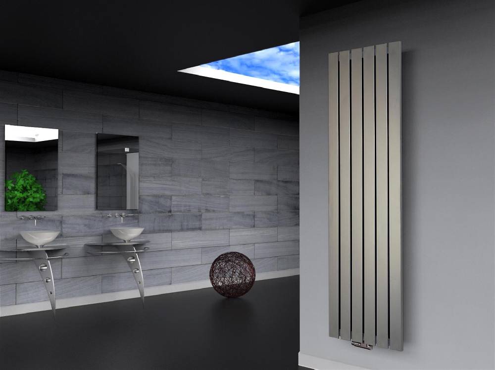 Szagato BADHEIZKÖRPER Design Peking 3 180x47cm 1118 Watt Edelstahloptik SZAGATO Designheizkörper Handtuchheizkörper mit Mittelanschluss Handtuchwärmer Große Rabatte