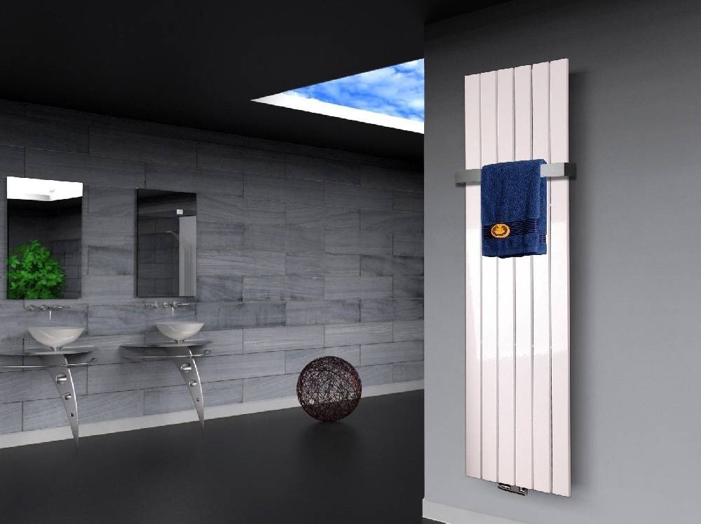 Szagato BADHEIZKÖRPER Design Peking 3 180x47cm 1118 Watt weiß (+1 Halter 50mm) SZAGATO Designheizkörper Handtuchheizkörper mit Mittelanschluss Handtuchwärmer Bestseller