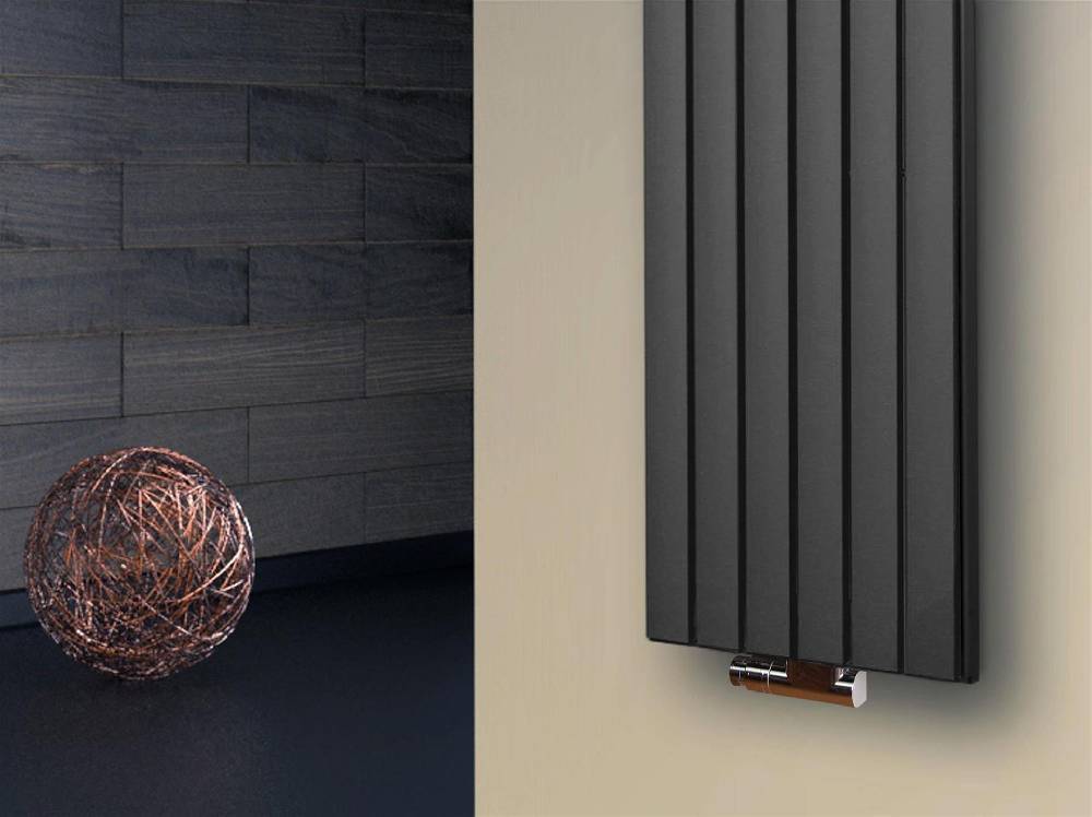 Szagato BADHEIZKÖRPER Design Peking 5 120x47cm 1458 Watt anthrazit - moonstone (+1 Halter 50mm) SZAGATO Handtuchheizkörper mit Mittelanschluss Handtuchwärmer Letzte 3 Tage