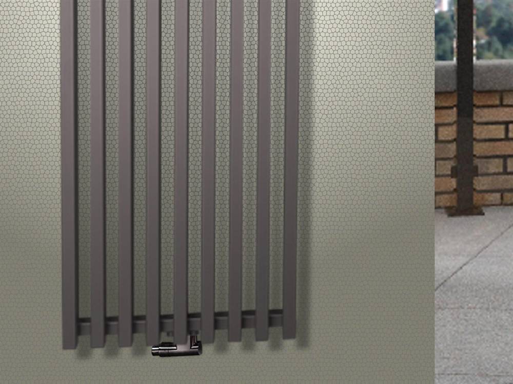 Szagato BADHEIZKÖRPER Design Pipe 180x51cm 1118 Watt anthrazit moonstone SZAGATO Designheizkörper Handtuchheizkörper mit Mittelanschluss Handtuchwärmer Black Friday Preise
