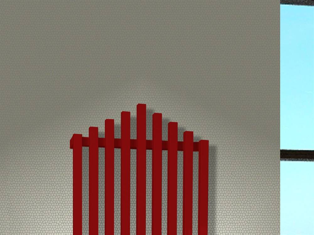 Szagato BADHEIZKÖRPER Design Pipe 180x51cm 1118 Watt rot SZAGATO Designheizkörper Handtuchheizkörper mit Mittelanschluss Handtuchwärmer Im Verkauf