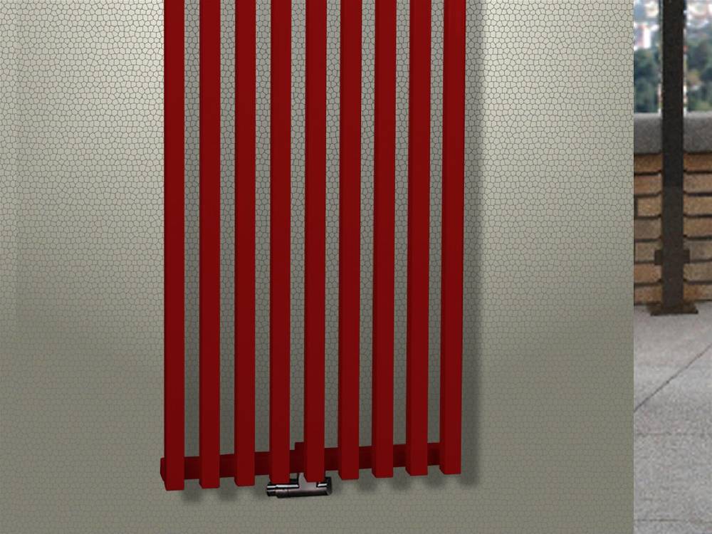 Szagato BADHEIZKÖRPER Design Pipe 180x51cm 1118 Watt rot SZAGATO Designheizkörper Handtuchheizkörper mit Mittelanschluss Handtuchwärmer Im Verkauf