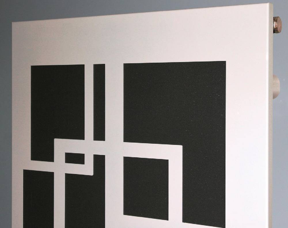 Szagato BADHEIZKÖRPER Design Quadrat 2 120x47cm 799 Watt weiß (+1 Halter 15mm) SZAGATO Designheizkörper Handtuchheizkörper mit Mittelanschluss Handtuchwärmer Online