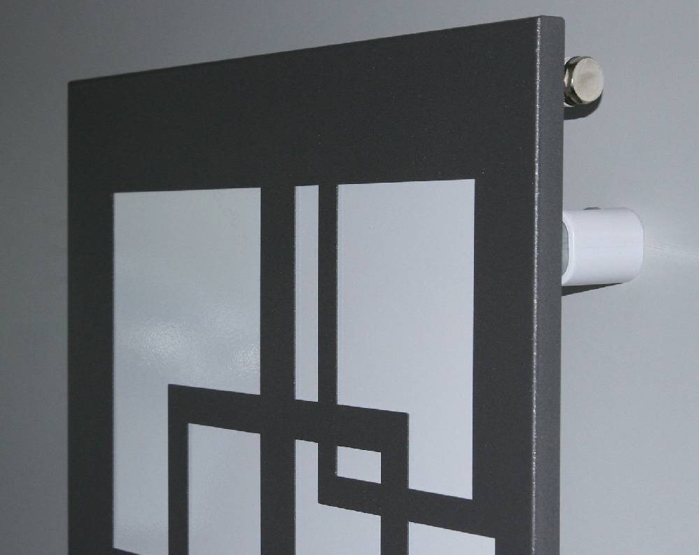 Szagato BADHEIZKÖRPER Design Quadrat 3 180x47cm 1118 Watt anthrazit - moonstone (+1 Halter 50mm) SZAGATO Designheizkörper mit Mittelanschluss Handtuchwärmer Angebote