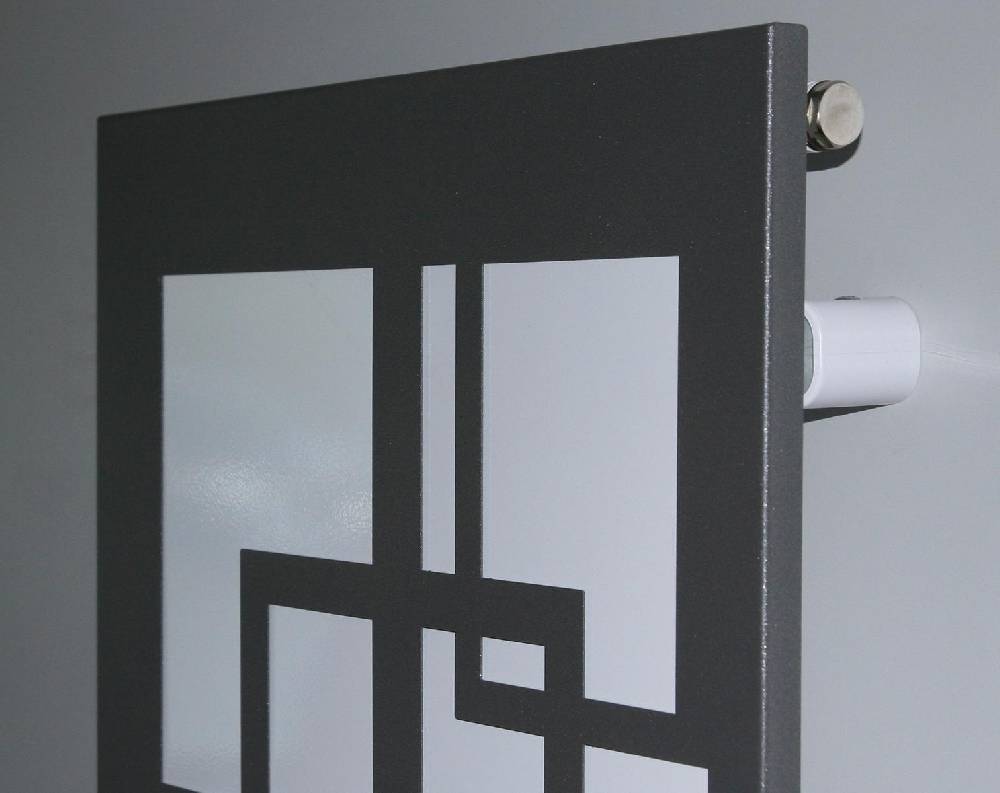 Szagato BADHEIZKÖRPER Design Quadrat 3 180x47cm 1118 Watt anthrazit - moonstone (+2 Halter 15mm) SZAGATO Designheizkörper mit Mittelanschluss Handtuchwärmer Hotsell