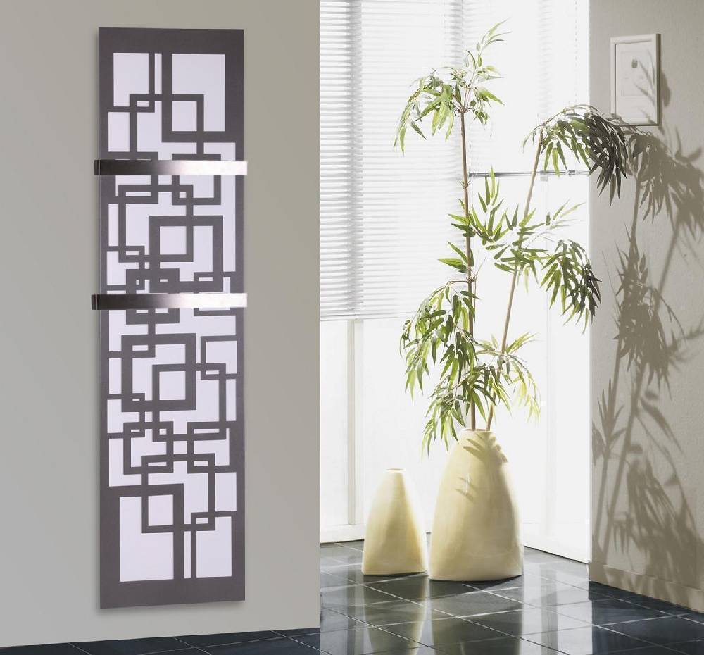 Szagato BADHEIZKÖRPER Design Quadrat 3 180x47cm 1118 Watt anthrazit - moonstone (+2 Halter 50mm) SZAGATO Designheizkörper mit Mittelanschluss Handtuchwärmer im Angebot