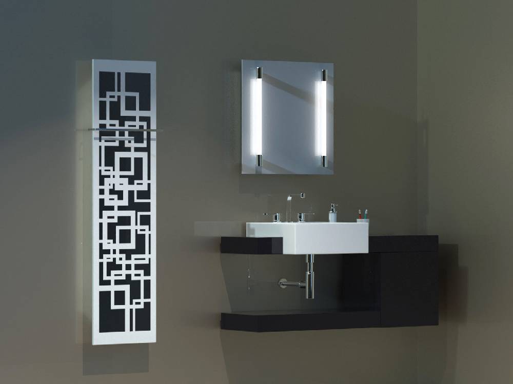 Szagato BADHEIZKÖRPER Design Quadrat 3 180x47cm 1118Watt weiß (+1 Halter 15mm) SZAGATO Designheizkörper Handtuchheizkörper mit Mittelanschluss Handtuchwärmer Limitierter Zeitrabatt
