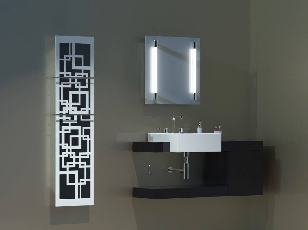 Szagato BADHEIZKÖRPER Design Quadrat 3 180x47cm 1118Watt weiß (+2 Halter 15mm) SZAGATO Designheizkörper Handtuchheizkörper mit Mittelanschluss Handtuchwärmer Fabrikpreis