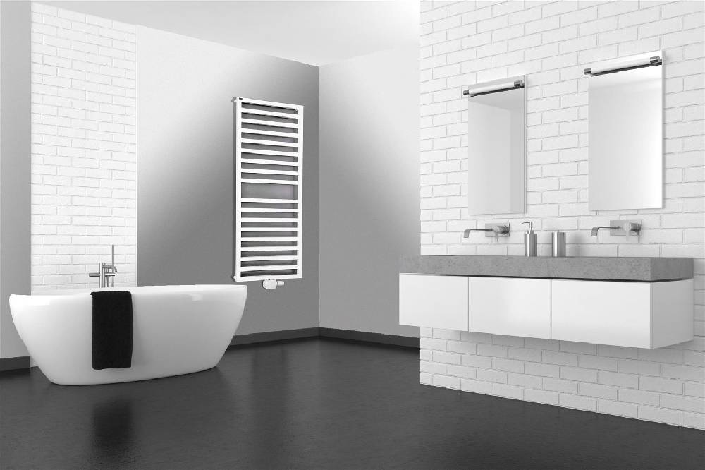 Szagato BADHEIZKÖRPER Design Square 2 147x60cm 810 Watt weiß SZAGATO Designheizkörper Handtuchheizkörper mit Mittelanschluss Handtuchwärmer Günstig kaufen