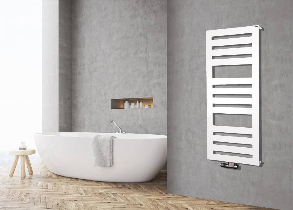 Szagato BADHEIZKÖRPER Design Zebra 2 144x60cm 911 Watt weiß SZAGATO Designheizkörper Handtuchheizkörper mit Mittelanschluss Handtuchwärmer Cyber Monday