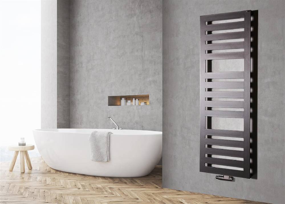 Szagato BADHEIZKÖRPER Design Zebra 3 175x60cm 1302 Watt anthrazit moonstone SZAGATO Designheizkörper Handtuchheizkörper mit Mittelanschluss Handtuchwärmer Weihnachtsangebot