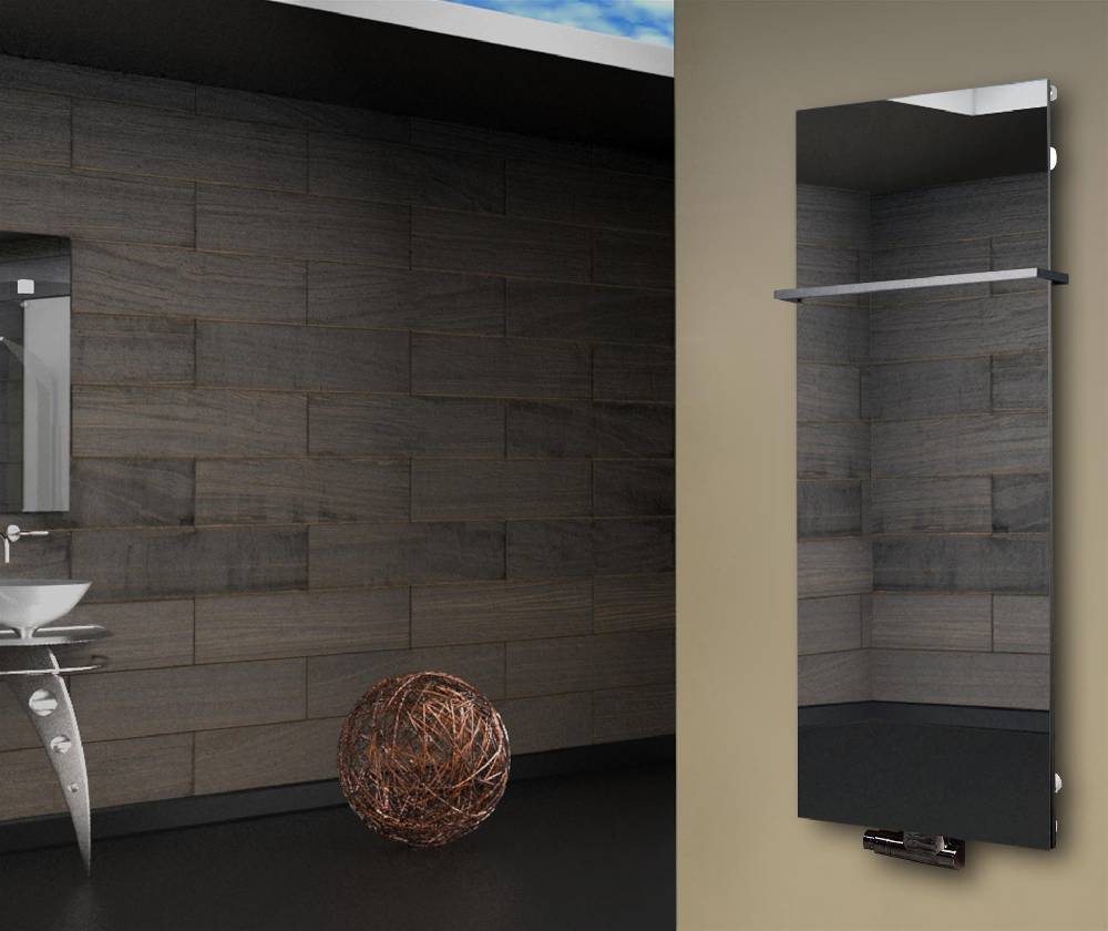 Szagato Badheizkörper mit Spiegel Design Montevideo 2 (Spiegelfront) 120x47cm 799 Watt Spiegel (+1 Halter 15mm) SZAGATO Designheizkörper mit Mittelanschluss Bis zu 65% Rabatt