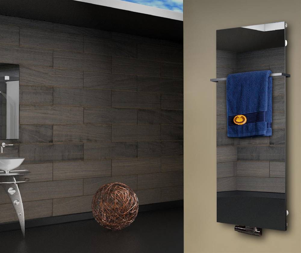 Szagato Badheizkörper mit Spiegel Design Montevideo 2 (Spiegelfront) 120x47cm 799 Watt Spiegel (+1 Halter 15mm) SZAGATO Designheizkörper mit Mittelanschluss Bis zu 65% Rabatt