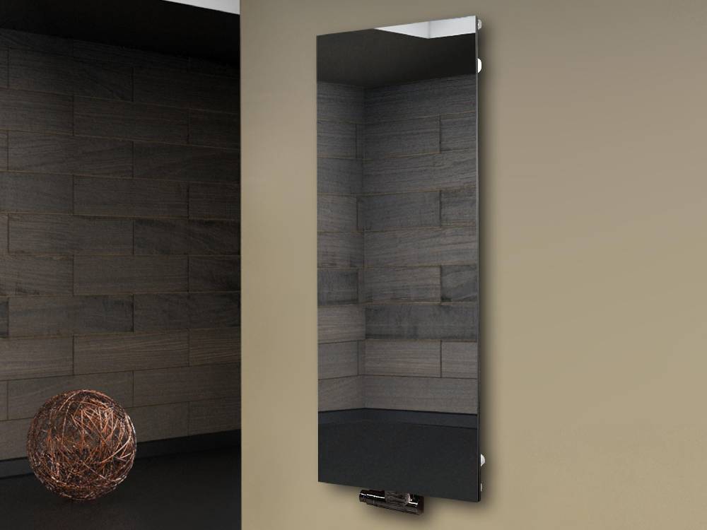 Szagato Badheizkörper mit Spiegel Design Montevideo 2 Spiegelfront 120x47cm 799 Watt SZAGATO Heizkörper Handtuchheizkörper mit Mittelanschluss Handtuchwärmer Sonderangebot der Fabrik