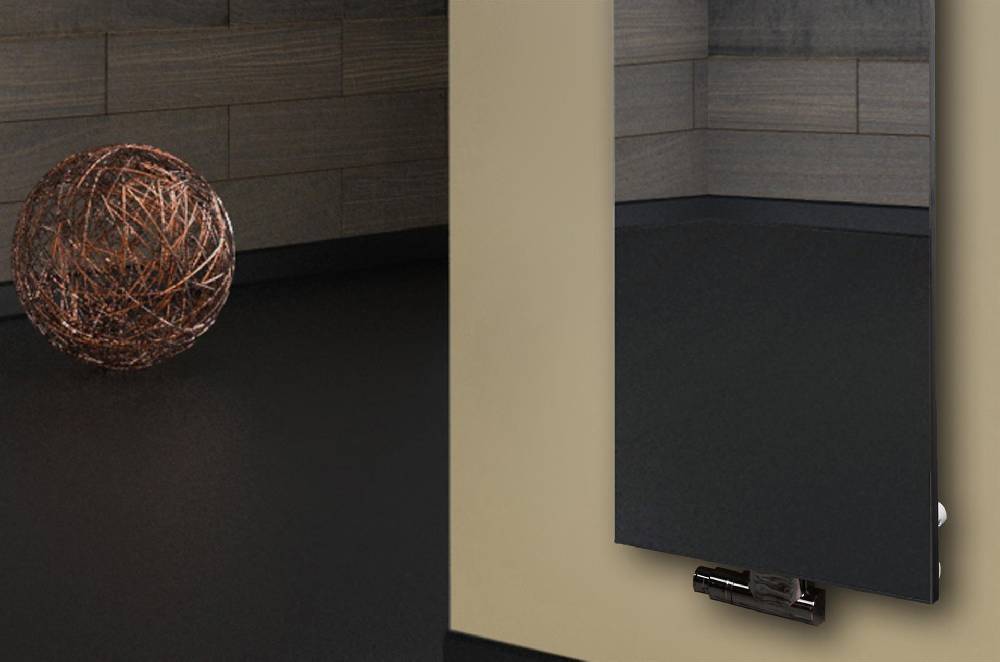 Szagato Badheizkörper mit Spiegel Design Montevideo 2 Spiegelfront 120x47cm 799 Watt SZAGATO Heizkörper Handtuchheizkörper mit Mittelanschluss Handtuchwärmer Sonderangebot der Fabrik