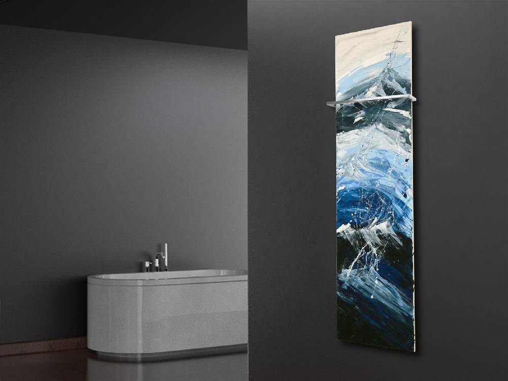 Szagato BADHEIZKÖRPER Vernissage Design 13 180x47cm 1118 Watt Acryl (+1 Halter 15mm) SZAGATO Designheizkörper Handtuchheizkörper mit Mittelanschluss Online Outlet